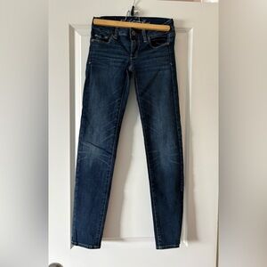 American Eagle Outfitters Dark Blue Skinny Jeans